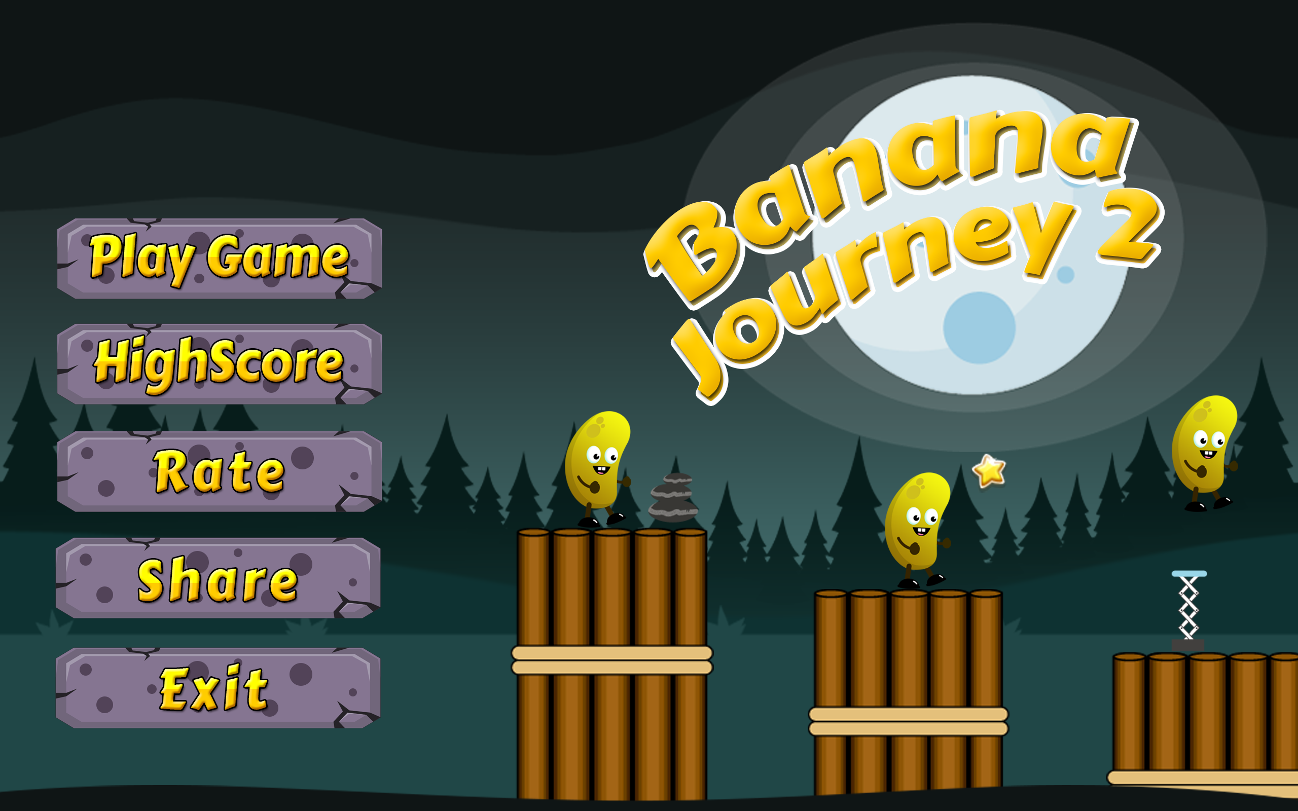 Banana Journey 2 Game Screenshot