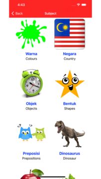 Learn Malay Vocabulary Game Screenshot