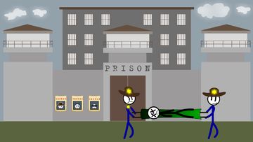 Stickman jailbreak 4 Game Screenshot