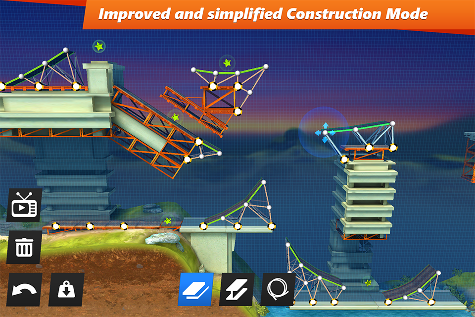 Bridge Constructor Stunts 게임 스크린샷