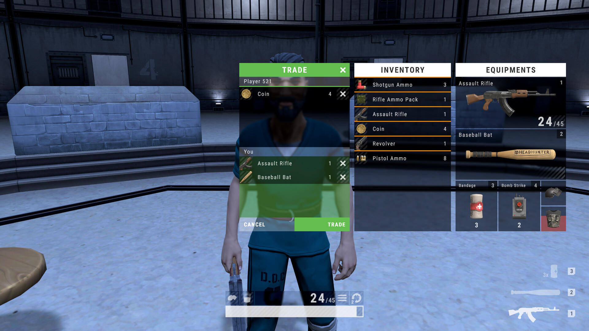 Prisoners screenshot game