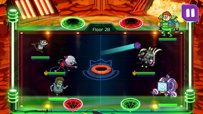 Grudgeball: Enter the Chaosphere – Regular Show's Extreme Sport of the Future screenshot game