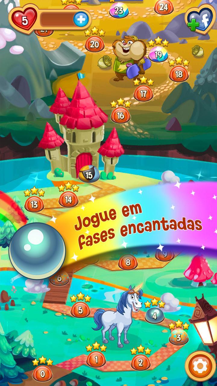 Captura de Tela do Jogo Peggle Blast