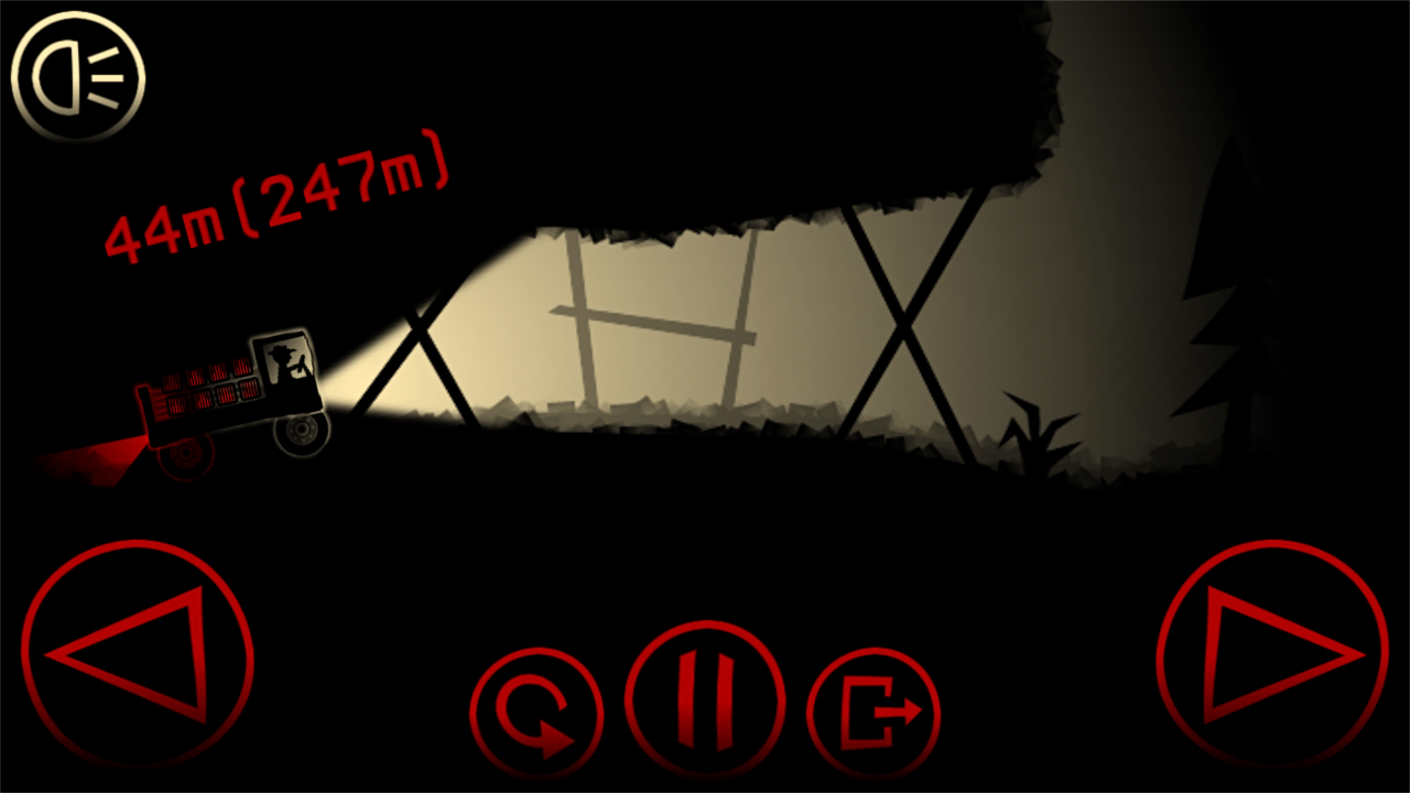 Bad Roads Night Edition Game Screenshot