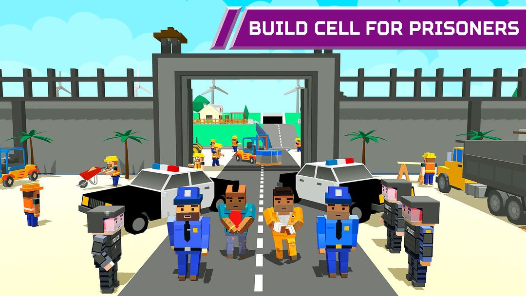감옥 건설 신축 게임 스크린 샷