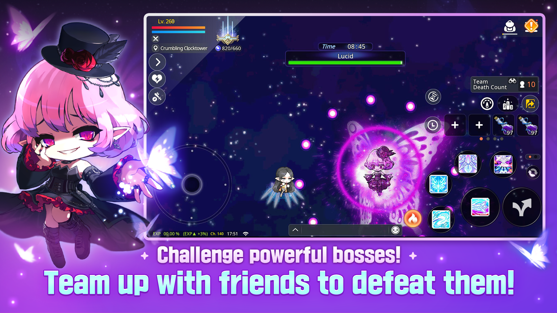 Скриншот игры MapleStory M - Fantasy MMORPG