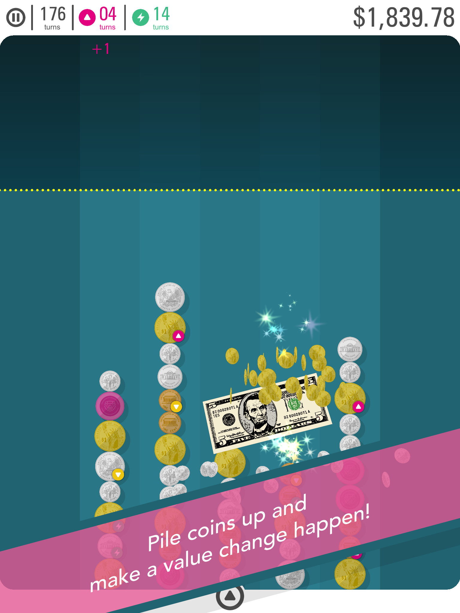 Coin Line - Merge Coin Puzzle Game Screenshot