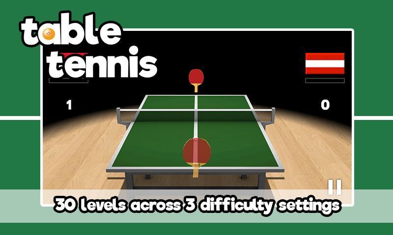 3D Table Tennis Touch 2 Player 게임 스크린 샷