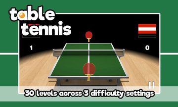 3D Table Tennis Touch 2 Player Game Screenshot