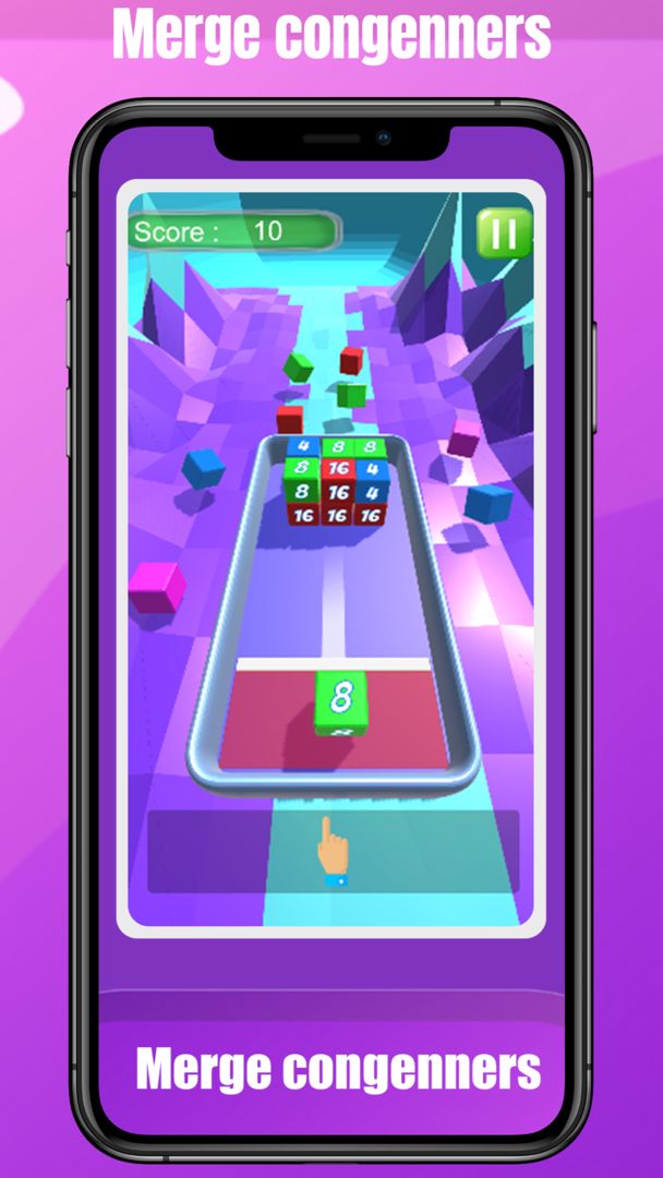 Chain Cube 2048 : Shooter screenshot game