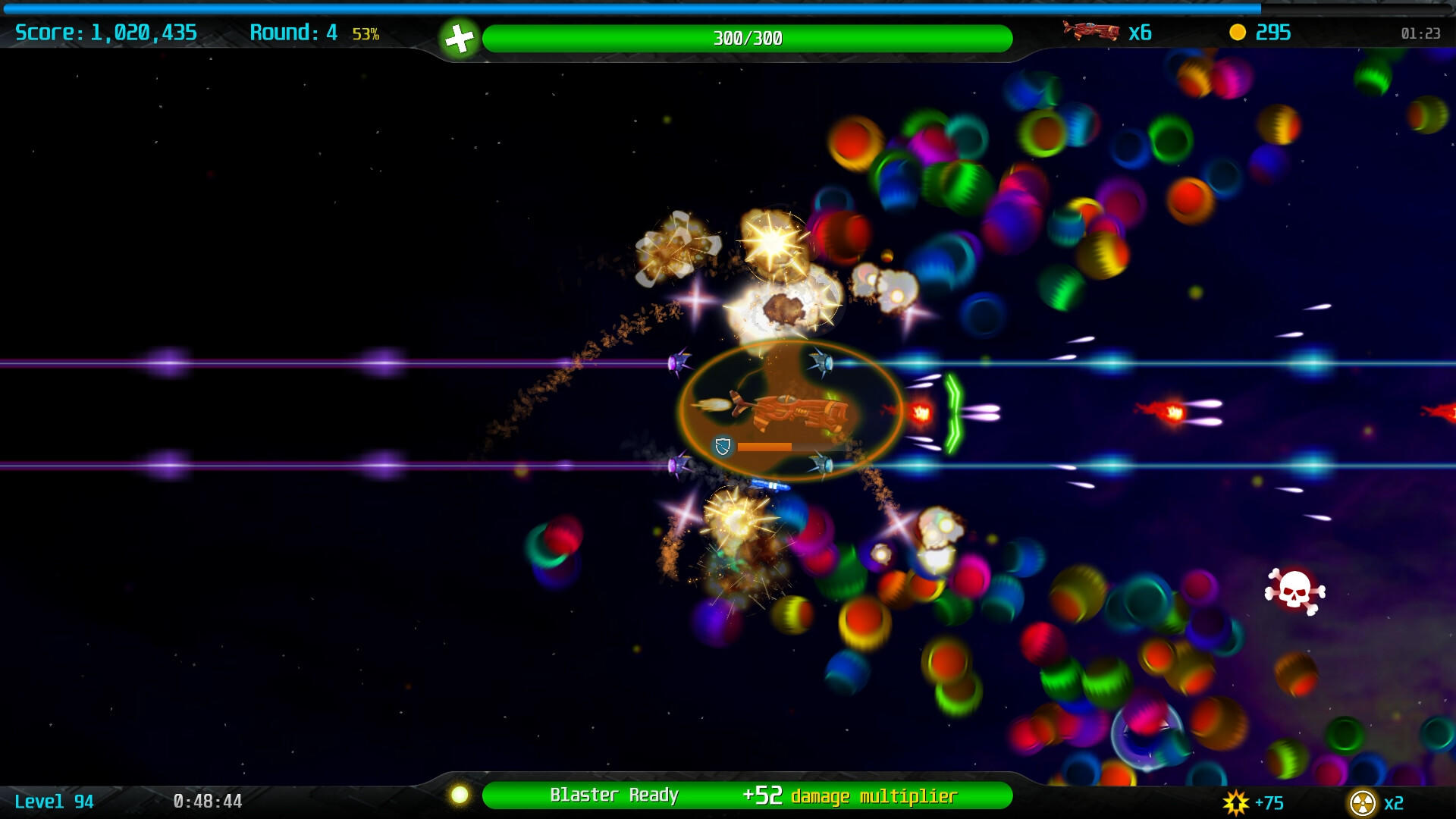 Screenshot of Infinity Blaster