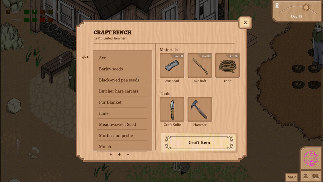 Screenshot of Veil of Dust: A Homesteading Game