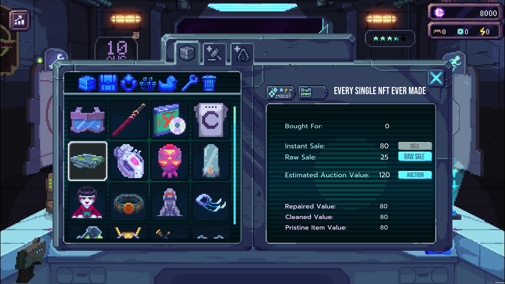 Screenshot of Intergalactic Pawn Shop