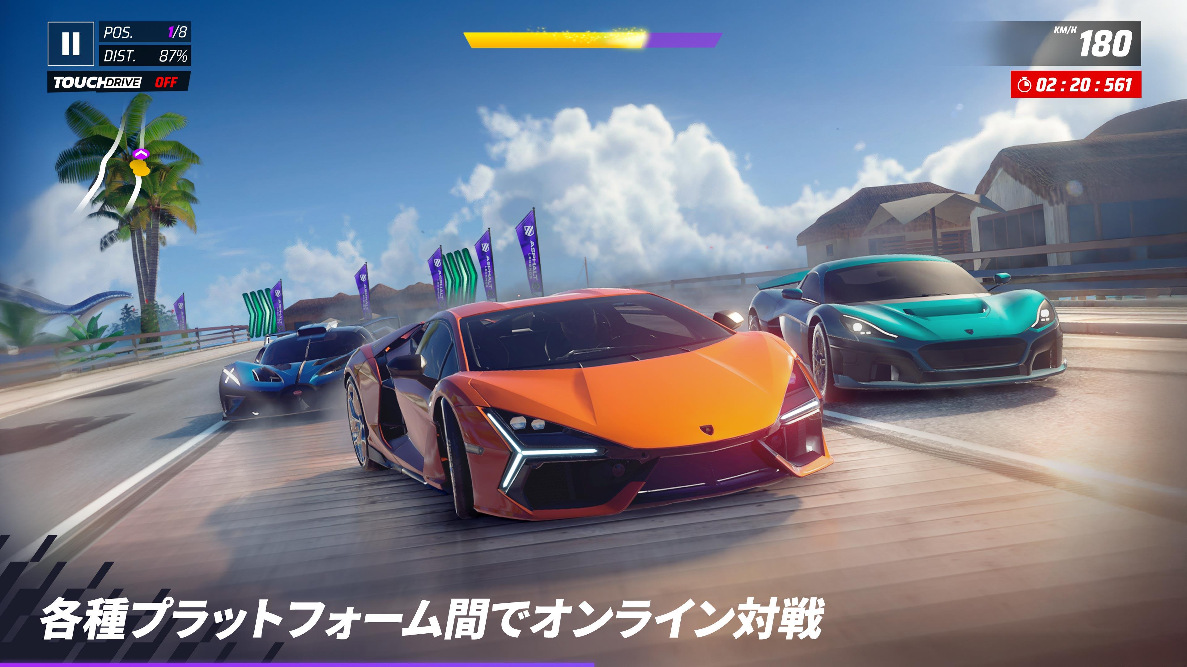 アスファルト:Legends ゲームのスクリーンショット