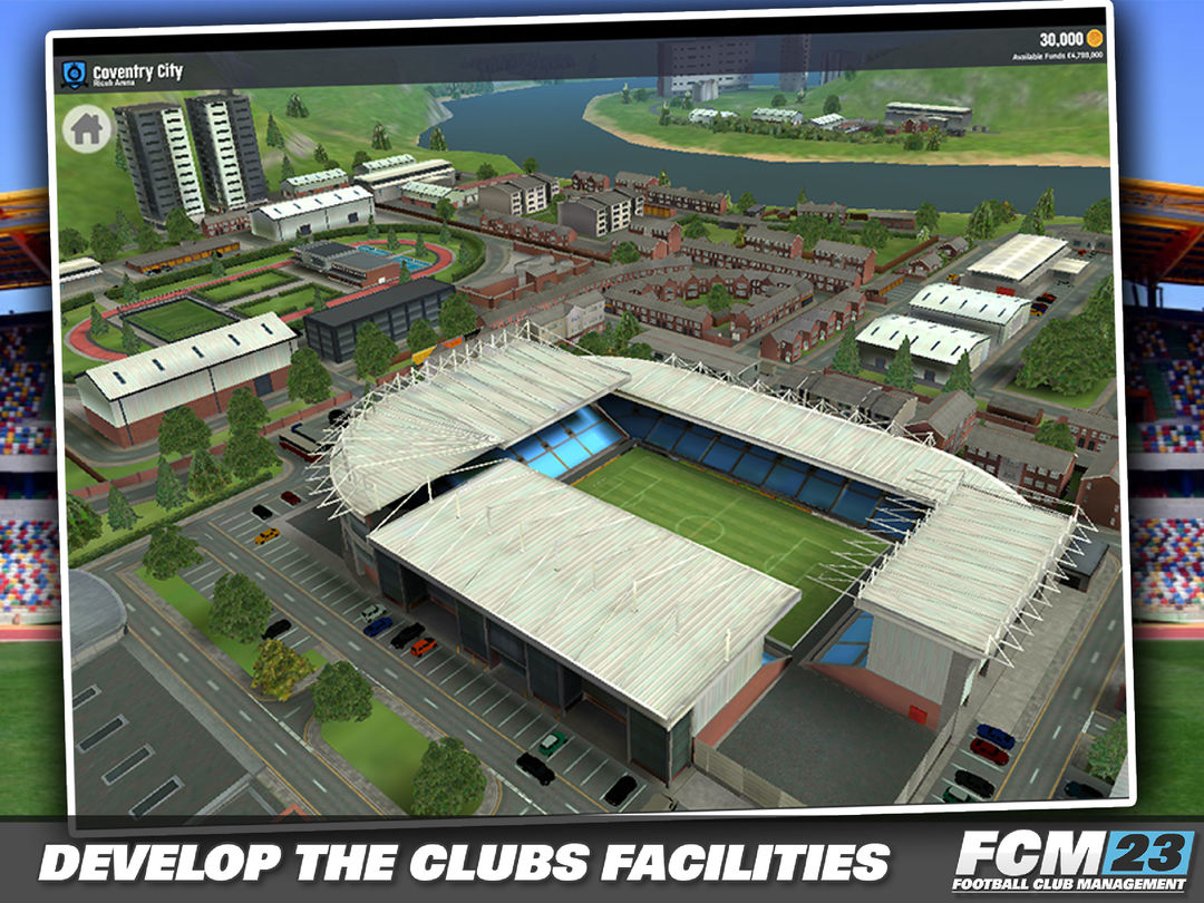 Screenshot of FCM23 Soccer Club Management