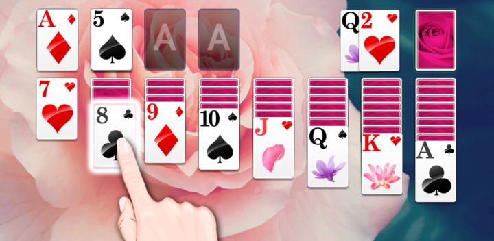 Banner of Solitaire Purple Rose Theme 2.419