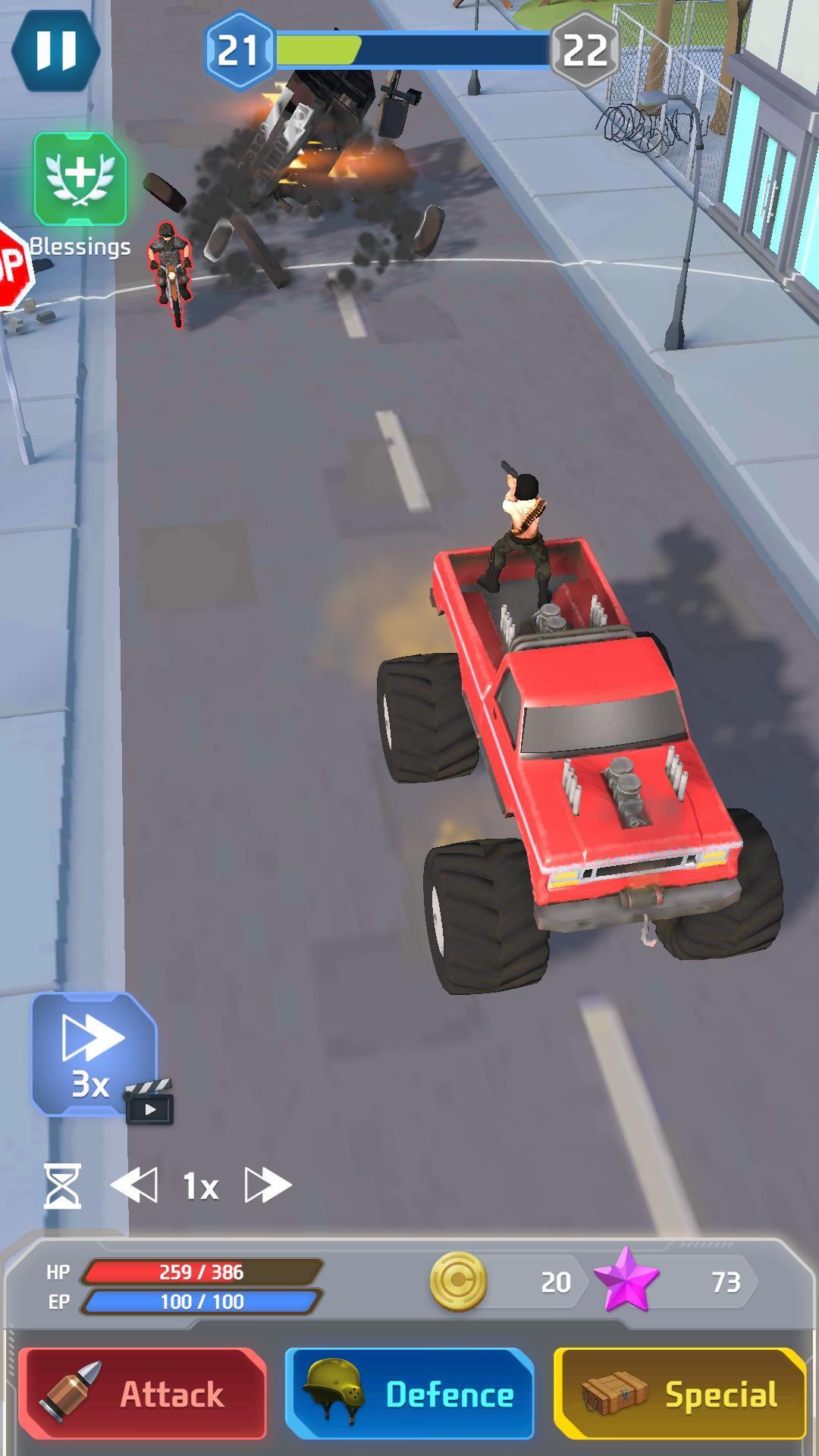 Infinity Chase: Idle Car War screenshot game
