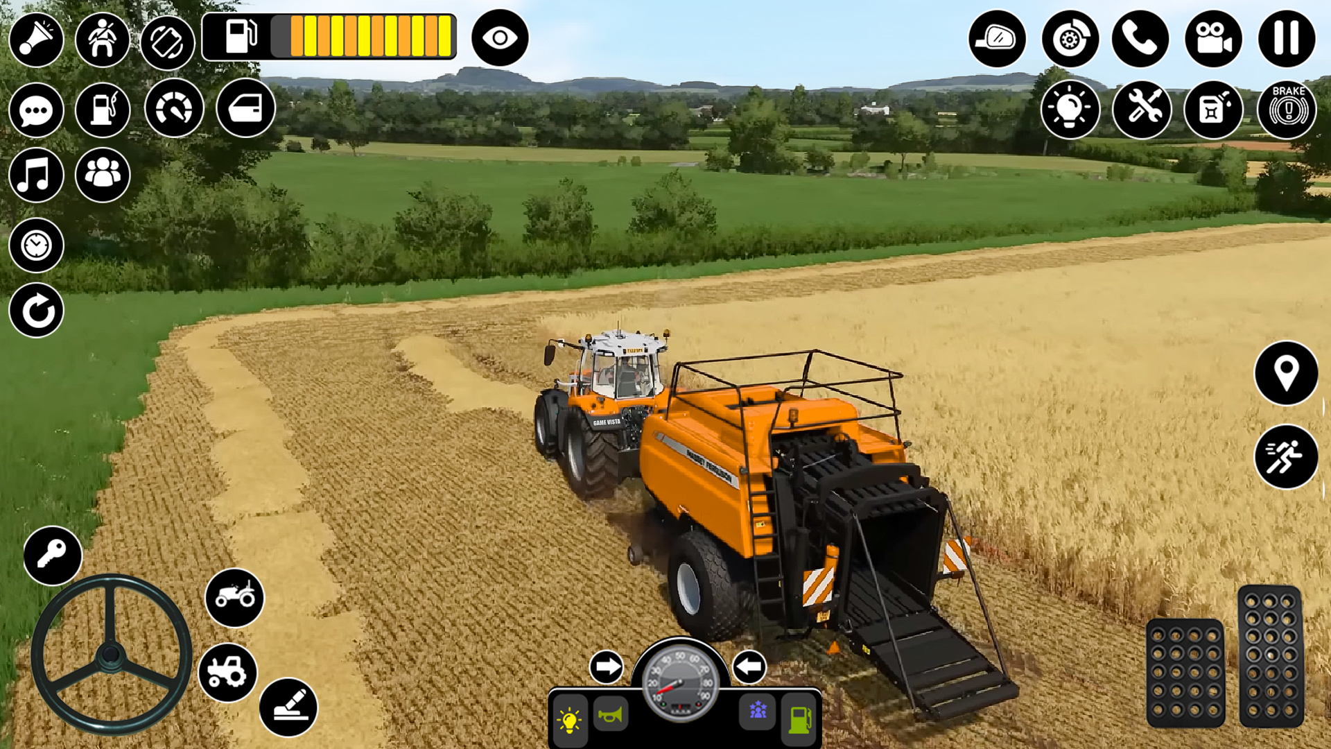 Cuplikan Layar Game Real Farming Tractor Simulator