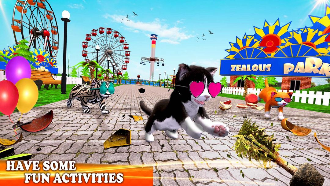 Pet Cat Simulator Cat Games ภาพหน้าจอเกม