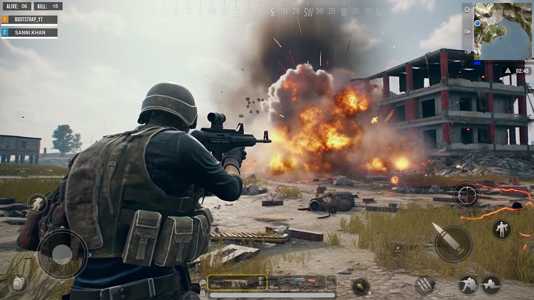 Screenshot of BattleStrike Commando Gun Game