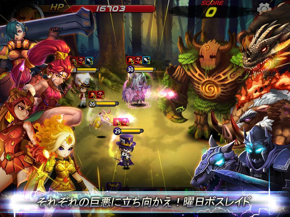 ワンダータクティクス ゲームのスクリーンショット