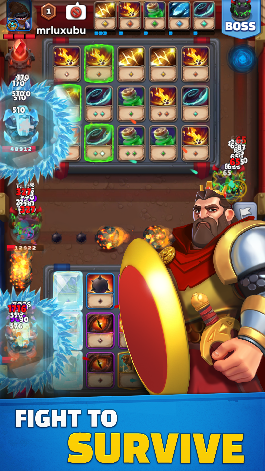 Random Card Defense Game Screenshot