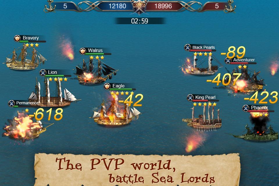 Age of Voyage - pirate's war 게임 스크린 샷