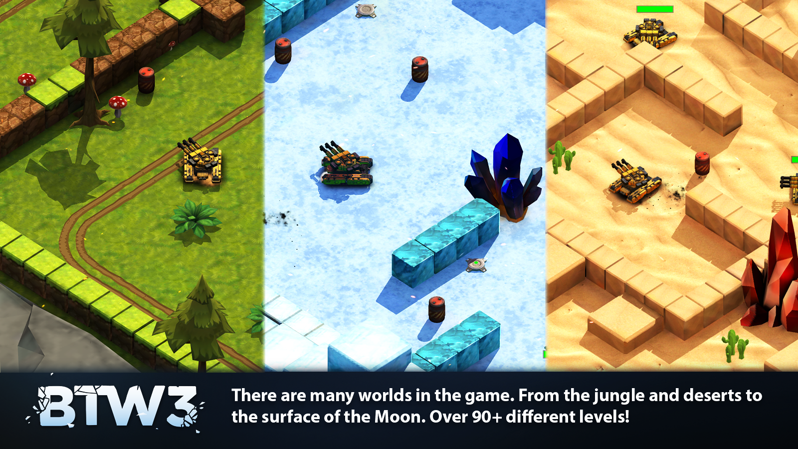 Скриншот игры Block Tank Wars 3 Tank Shooter