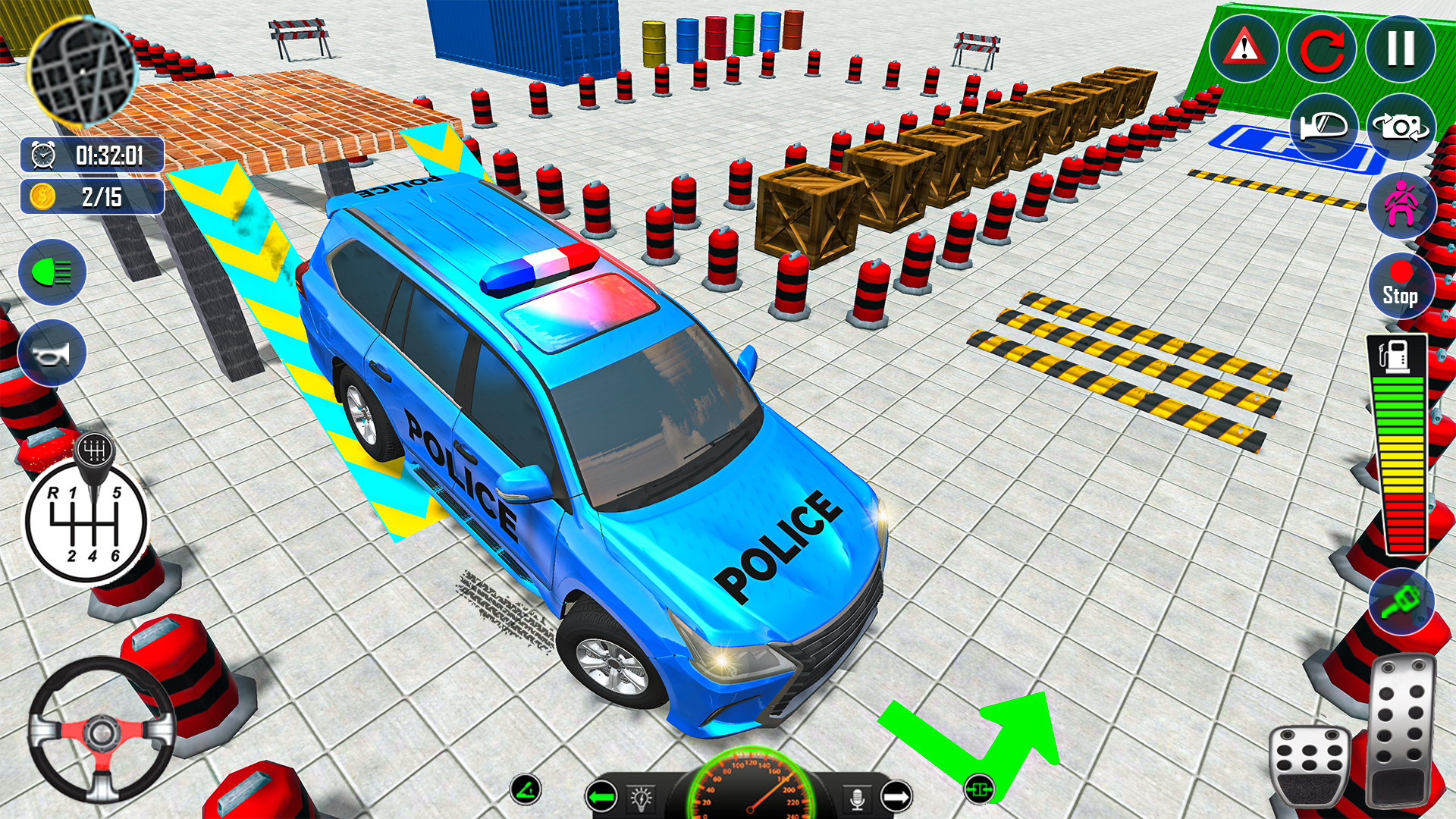 police car parking 3D HD APK para Android - Download