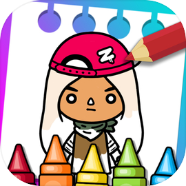 Toca life world coloring