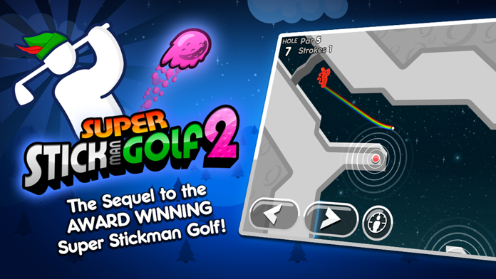 Super Stickman Golf 2 게임 스크린샷