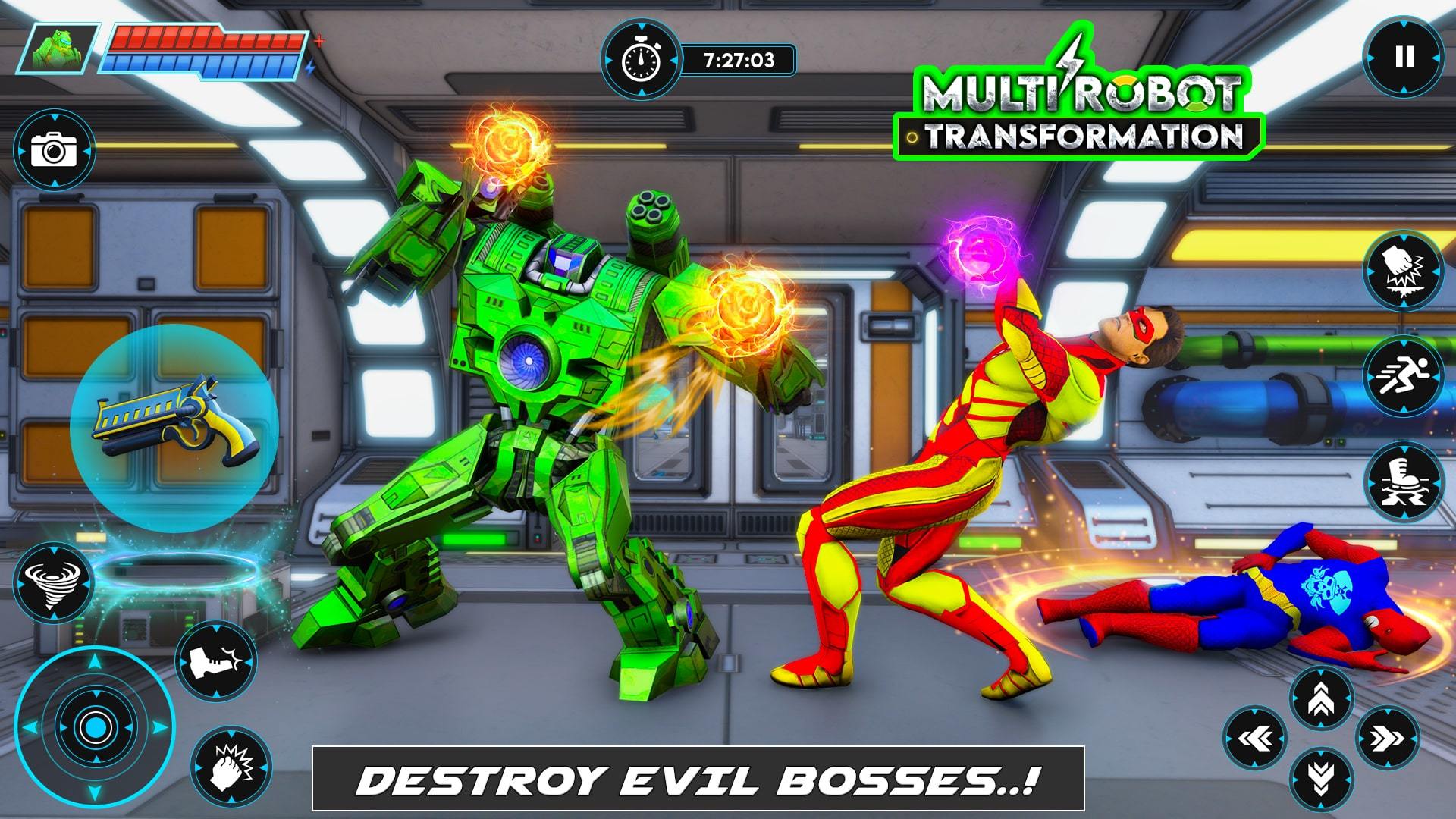 Robot Transform Car Games 3D Game Screenshot
