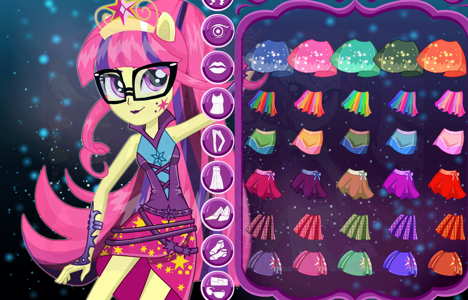 Midnight Dressup Game Screenshot