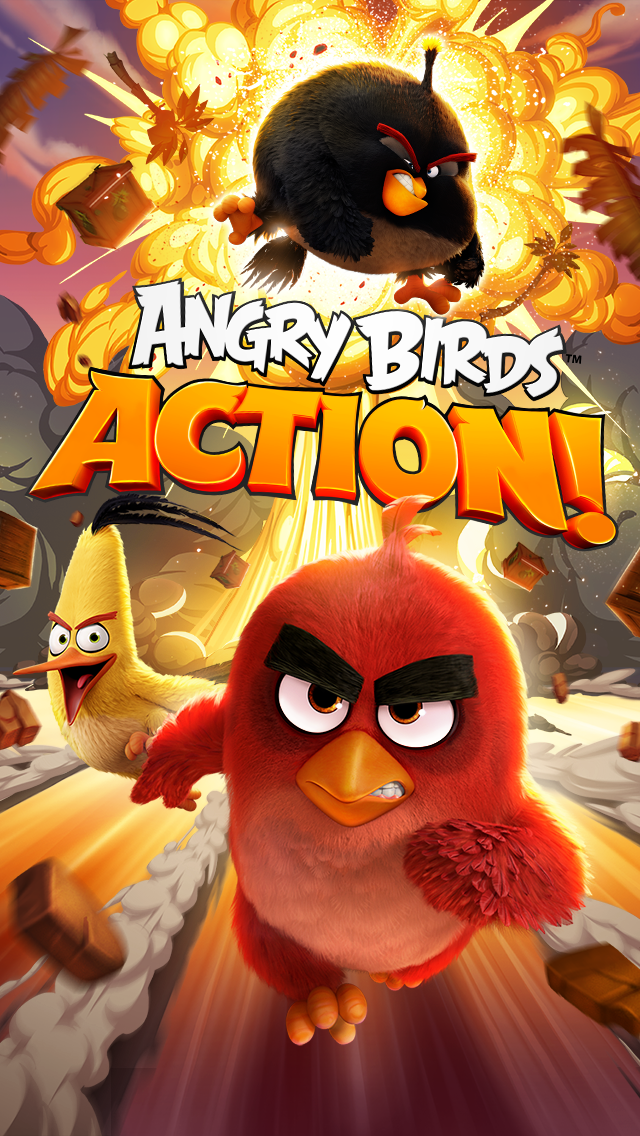 Angry Birds Action! Game Screenshot