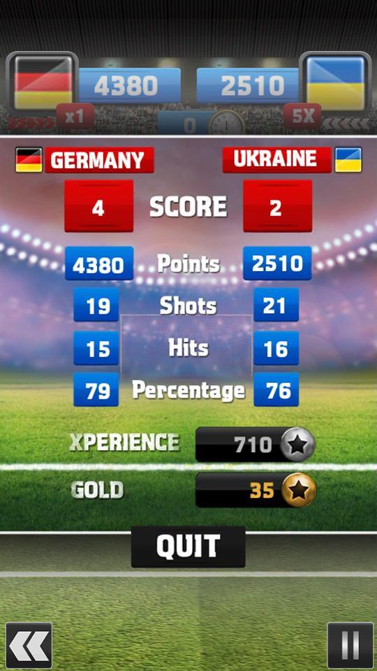Euro 2016 Soccer Flick Game Screenshot