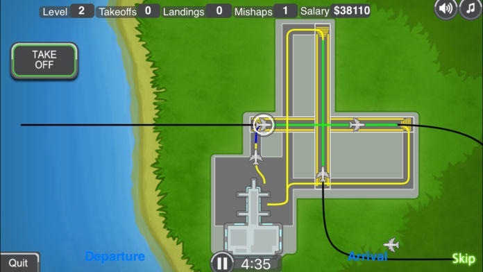 Airport Madness Mobile Game Screenshot