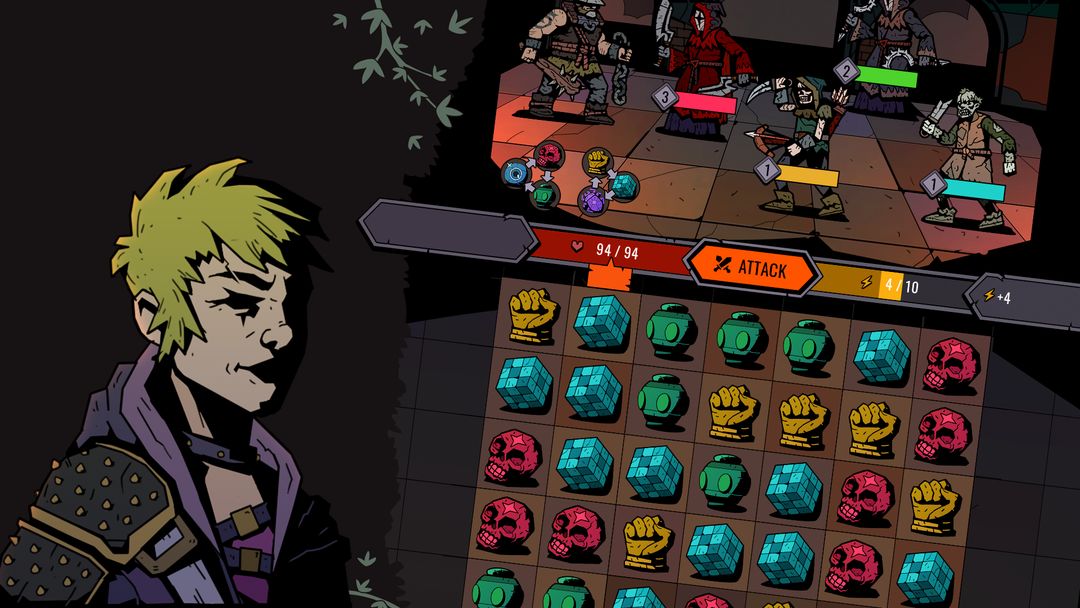 Path of Puzzles: Match-3 RPG screenshot game