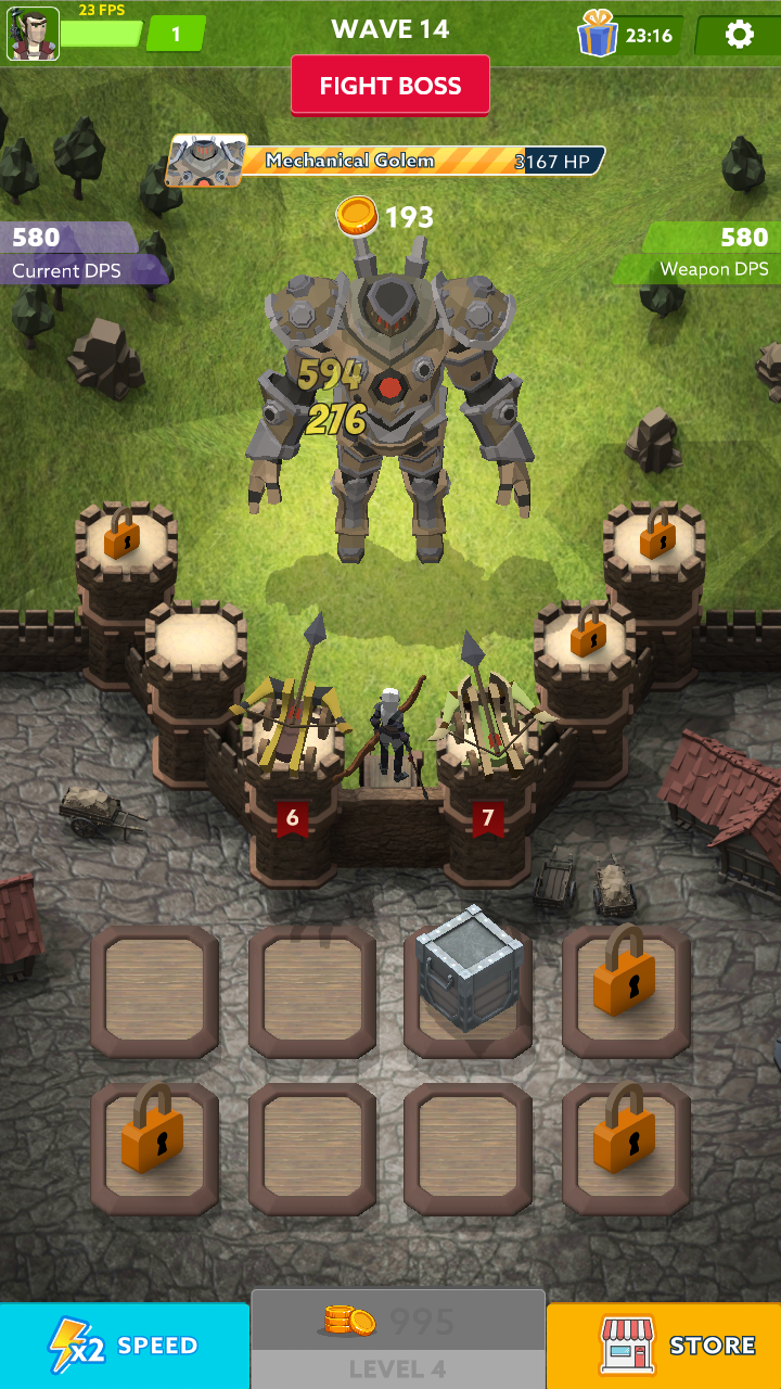 Screenshot of Idle Arrows