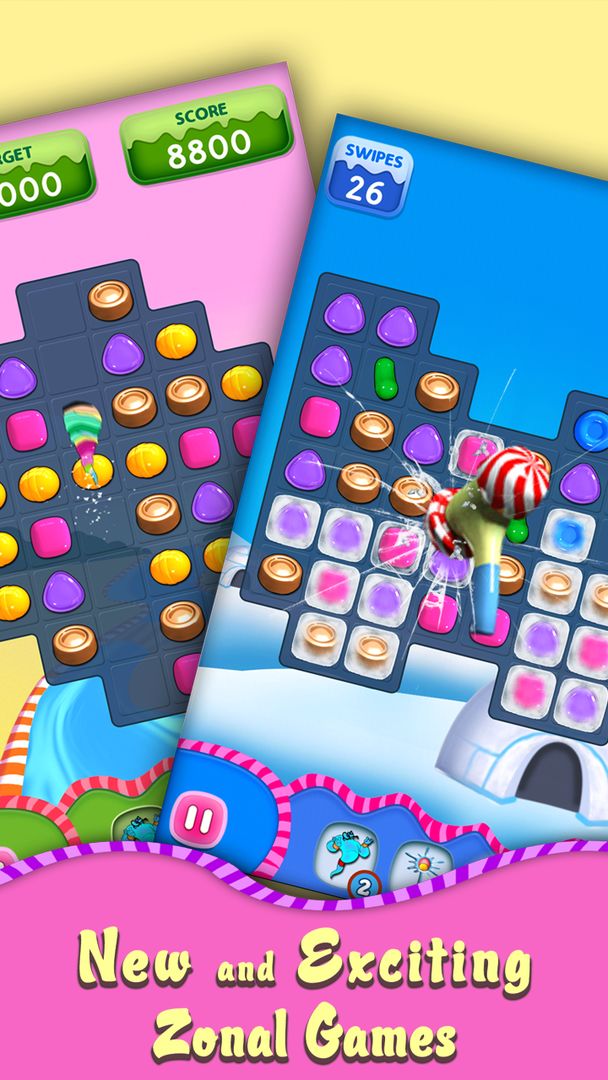 Swiped Candy Geo screenshot game