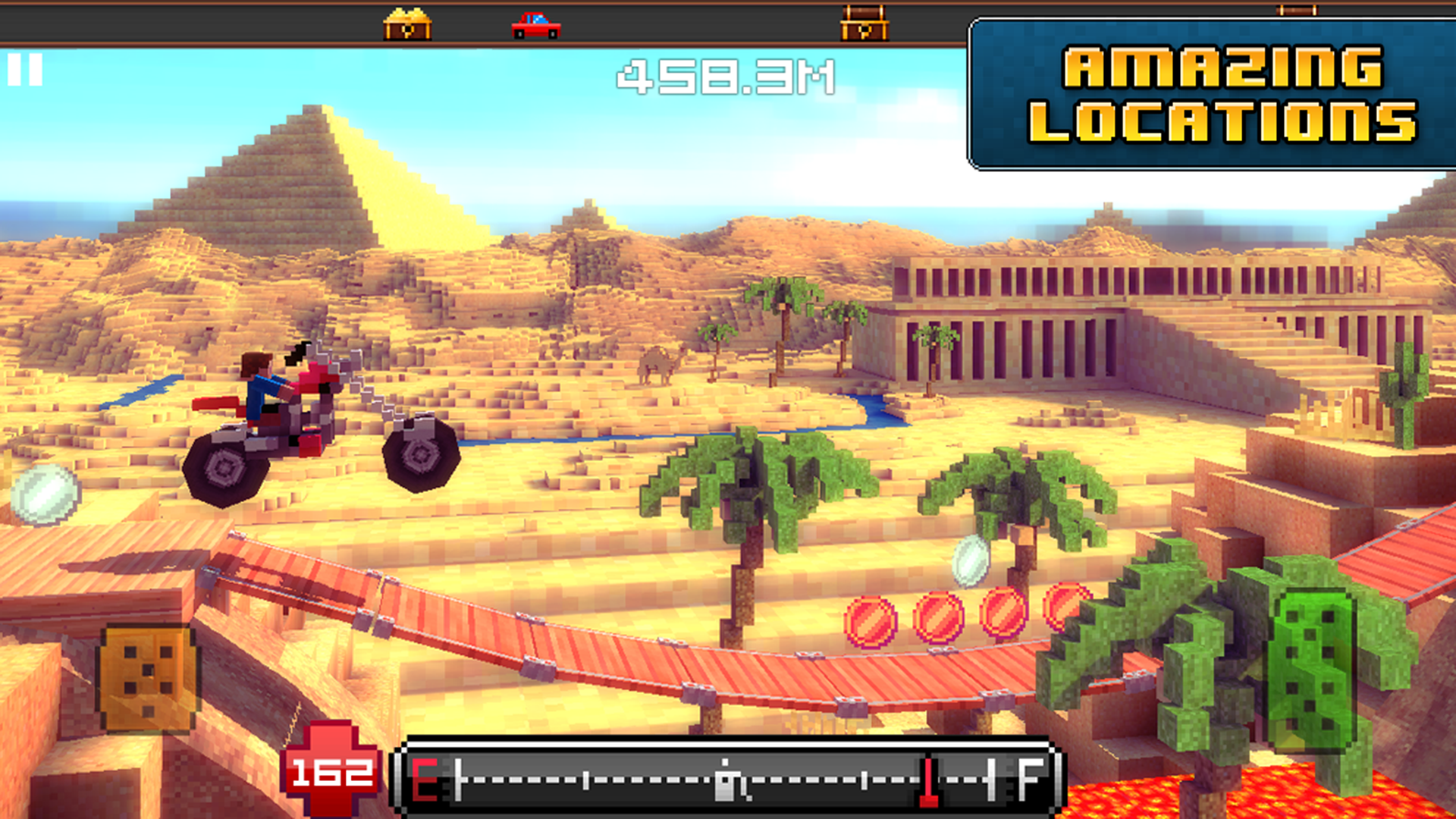 Blocky Roads Game Screenshot
