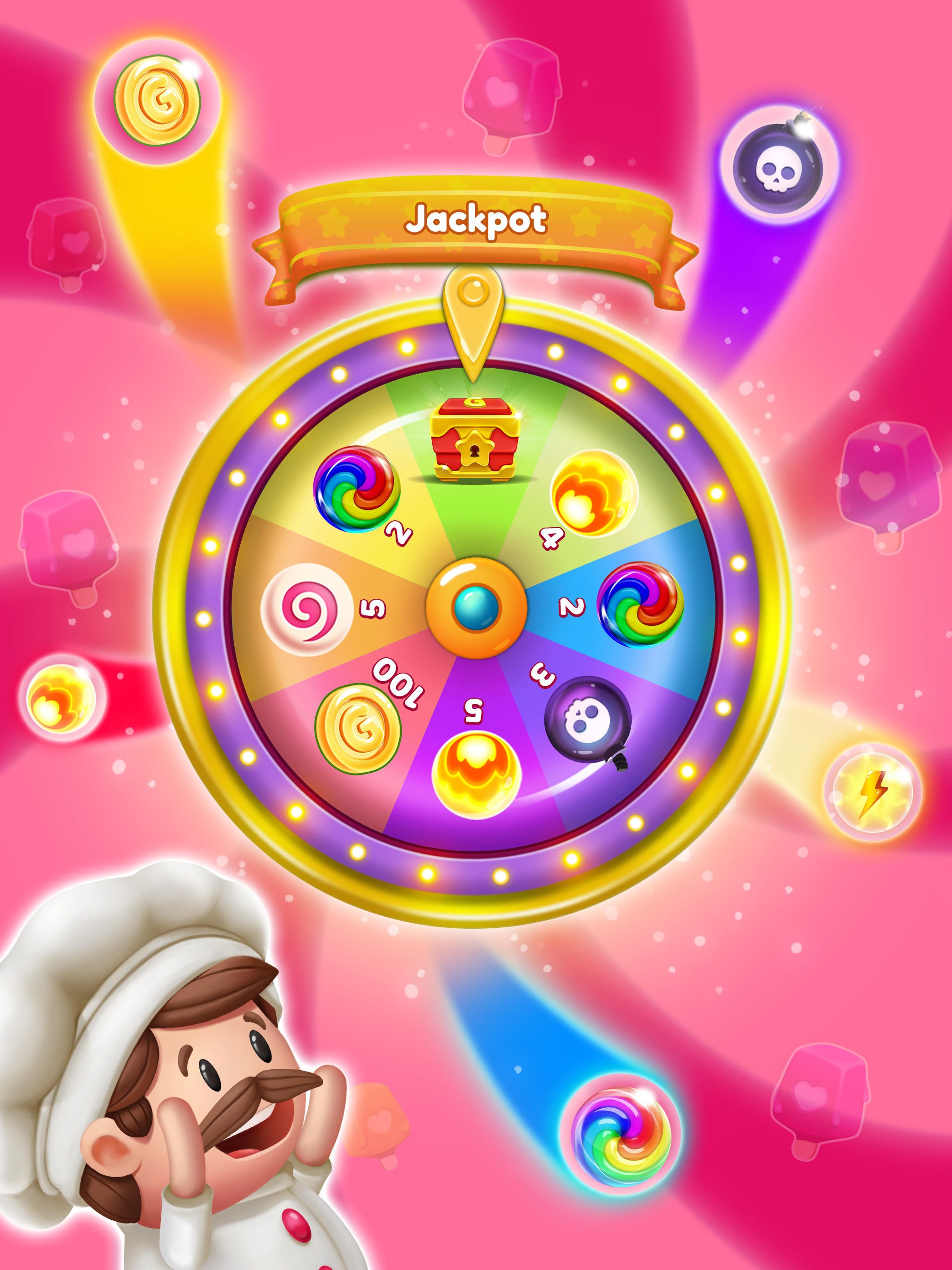 Bubble Shooter Games Gummy Pop Game Screenshot