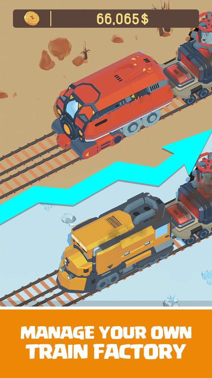 Idle Railway Builder 게임 스크린 샷