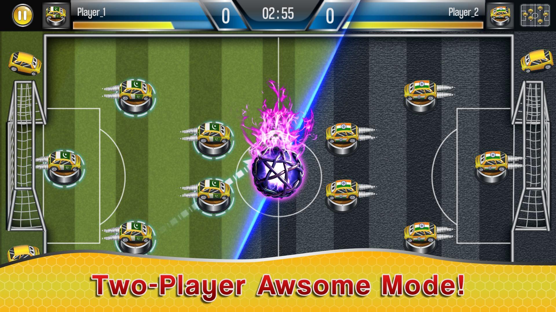 Cuplikan Layar Game Soccer car: Turbo Goal rush