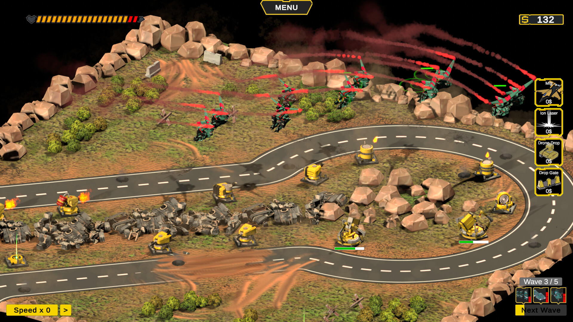 Screenshot of Neocon Tower Defence 3