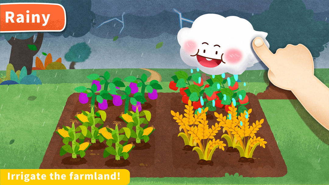 Baby Panda's Weather Station screenshot game