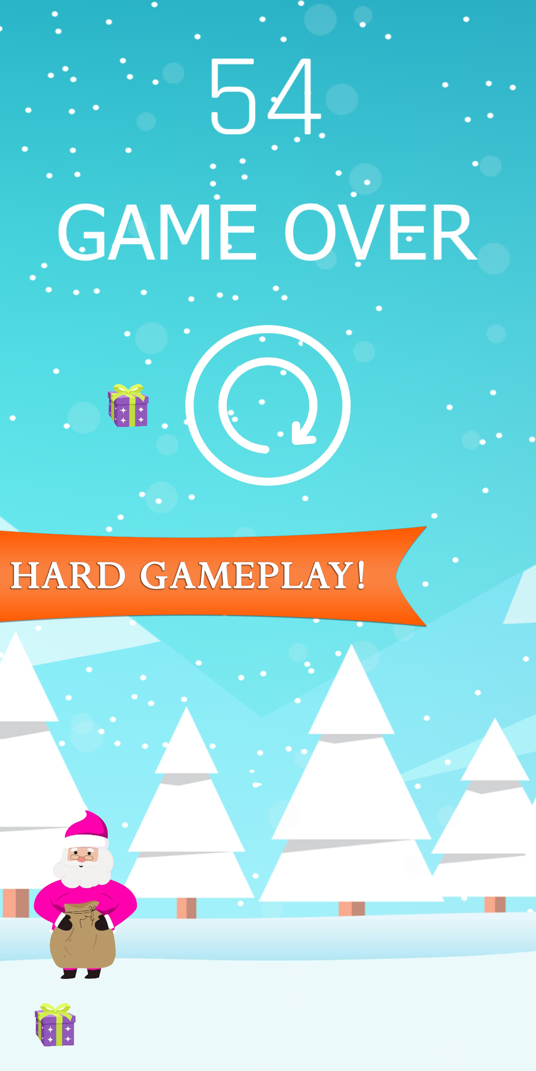 Santa Catch Game Screenshot