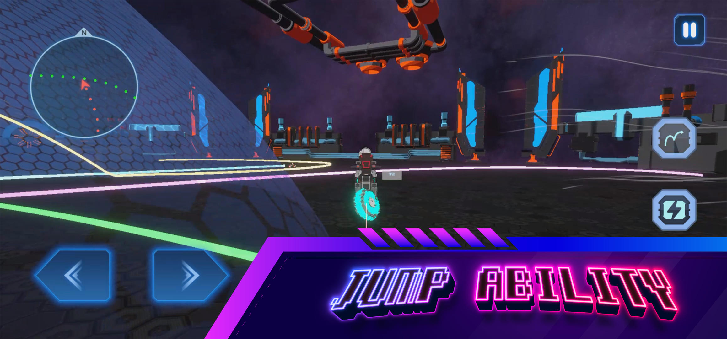 HoloBike 3D Game Screenshot
