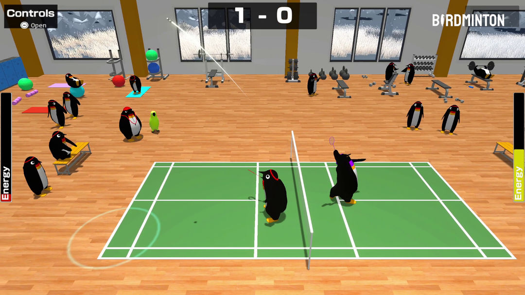 Birdminton screenshot game