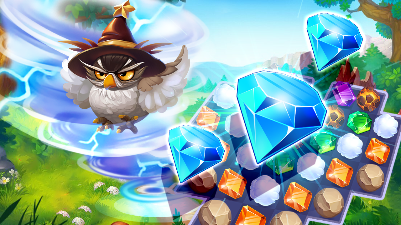 Jewels Star: OZ adventure Game Screenshot