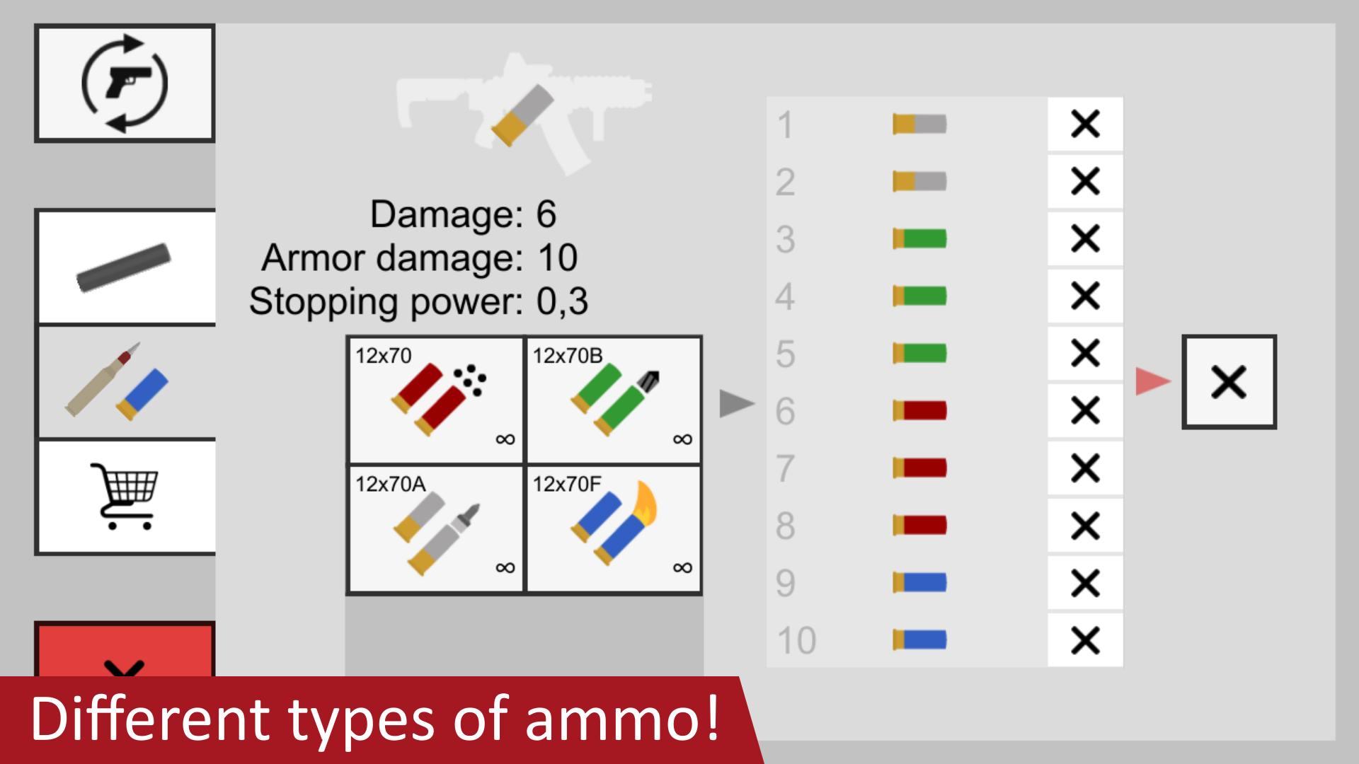 Flat Zombies: Defense&Cleanup Game Screenshot